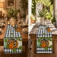 thumbnail image 4 of RBCKVXZ Fall Pumpkin Table Runner Linen Thanksgiving Long Table Decor, Harvest Prints for Dining Table, Dresser, Buffet, Farmhouse Home Decor, 4 of 8