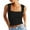 Multicolor, variant on Seductiva Women's Loose Fit Casual Flowy Tank Tops Women Cute Crop Tank Top Square Neck Womenide Strap Vest Slim Fit Floral Lettuce Trim Cropped Tops Tank Summer Sleeveless Tops Basic Tees
