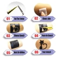 thumbnail image 2 of Kit de tatuaje temporal Yomagine, 4 unidades, pasta para tatuajes, con forma de cono, 2 of 9