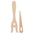 thumbnail image 2 of Weaving Tool Set DIY Knitting Tools Wood Knitting Pin, Knitting Fork, For DIY Hand Embroidery Lovers Experienced Weavers, 2 of 8