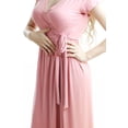 thumbnail image 3 of Vestido Largo Tipo Bata Cruazado Cintilla Formal Abierto THE DIFFERENT SOCIETY Side B collection Vestido largo, Tipo Bata con abertura y Tirante, Para Toda Ocasión., 3 of 4