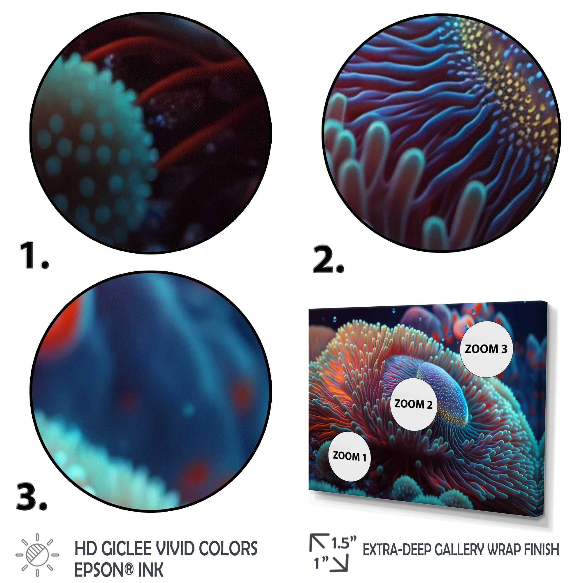 Designart In The Ocean Canvas Wall Art