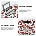 thumbnail image 5 of Balery Luggage Cover Red Food Print Suitcase Covers for Luggage Elastic Washable Suitcase Protector Fits 18-32 Inch Luggage-Small, 5 of 9