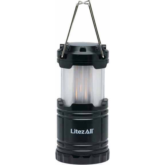 LitezAll Pull Up Lantern with Simulated Flame