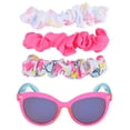 thumbnail image 1 of Set de gafas de sol Barbie Cat Eye para niña con funda rígida y coleteros, 1 of 8