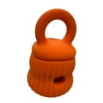 thumbnail image 1 of Graflsoa Interactive Dog Treat Dispenser Toy - Slow Feeder & Chew Toy for All Breeds, Durable Resin Design, Portable & Fun, Orange, 1 of 7