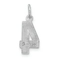 thumbnail image 3 of 14K White Gold Charm Pendant Themed 4 Diamond-Cut 19 mm 7, 3 of 3