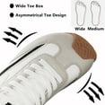 thumbnail image 3 of Gexuson Womens Walking Shoes Wide Width Barefoot Shoes Casual Non Slip Shoes Outdoor Sneakers 8 Wide, White, 3 of 7