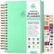 thumbnail image 1 of Planif. de presupuesto y organizador mensual Clever Fox con bolsillos. Cuaderno de seguimiento de gastos, diario y planif. financiero. Tamaño grande (8 "x9.5") - Verde menta, 1 of 3