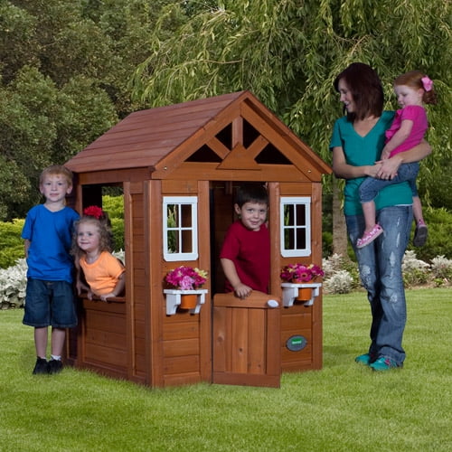 wooden playhouse clearance