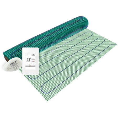 Tempzone Kit 3′ x 5' 15 SqFt 120 Volts with WIFI Touch Programmable Thermostat