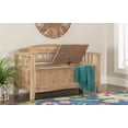 thumbnail image 3 of Linon Gilman Entryway Storage Bench, 18" Seat Height, Natural Wash Finish, 3 of 14