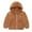 Brown, variant on TAIAOJING Toddler Hoodies Baby Jacket Lightweight Kids Girls Boys Solid Zipper Thick Warm Hooded Outdoor Coat Warm Outwear Clothes Lightweight Outwear 5-6 Years