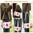 thumbnail image 4 of FORMRS Womens Shoulder Bag with Chain Strap Clutch Purse Cute Tote Handbag, Red Christmas Gift Pattern, 4 of 7