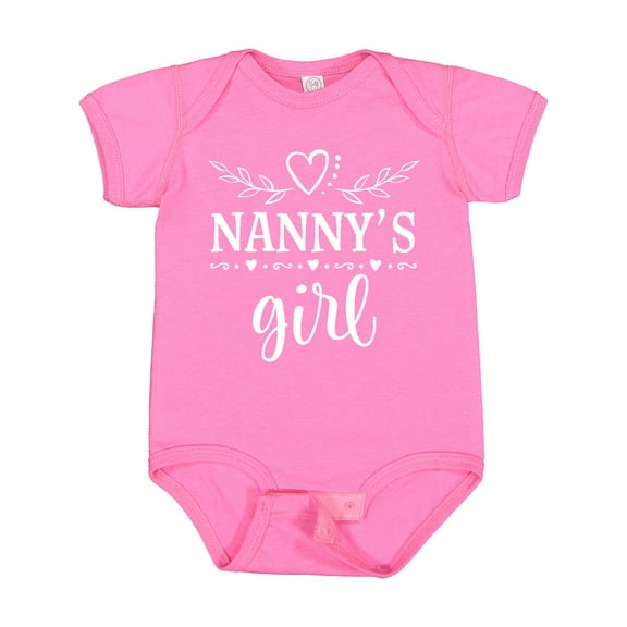 Inktastic Nanny Girl Granddaughter Girls Baby Bodysuit