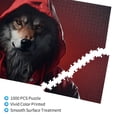 thumbnail image 2 of Sikiie Mysterious Hooded Wolf Puzzle, Jigsaw Puzzles, Jigsaw Puzzles 1000 Pieces, Custom Jigsaw Puzzle for Adults (29.5×19.7in, Horizontal), 2 of 9