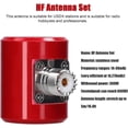 thumbnail image 2 of ABPETE HF Antenna Stainless Steel, 1/4 Wavelength for USDX QRP Radio for Amateur and Professional Radio Users, 14MHz to 30MHz Spectrum Antenna(Base only), 2 of 12