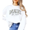 thumbnail image 2 of Camo Made for More Sweatshirt for Women Christian Inspirational Faith Pullover Gift White Sweatshirt Adult Medium, 2 of 7