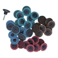 thumbnail image 4 of Rueda para pulir con estropajo de 2 pulgadas discos de láminas de fibra de nailon de poco ruido 50 mm 42 piezas accesorios industriales con placa de goma para cuchillos para ANGGREK Otros, 4 of 8