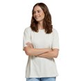 thumbnail image 3 of Animal Womens Elena Marl Natural Cotton T-Shirt, 3 of 4