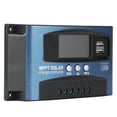thumbnail image 2 of Controlador de carga solar MPPT Panel fotovoltaico LED Unidad de control de alumbrado público Regulador 12/24V-30A, 2 of 14