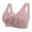 Pink bras for women, variant on Wycnly Wireless Bras for Women Large Size Open Closure Compression Push up Bralette Ladies Seamless Full Coverage Full Figure Bras Bras for Women No Underwire Summer Saving Bras