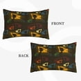 thumbnail image 2 of Naloa Monochrome Excavators Pillowcase, Cool Pillowcase, Lightweight, Breathable, Skin Friendly Pillowcase, Hidden Zipper (No pillow core)-16"x24", 2 of 6