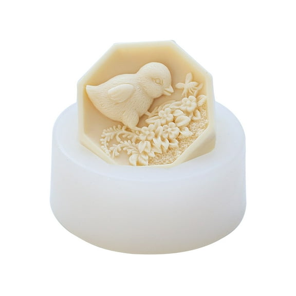 Round Flower Silicone Soap Mold Soap Making Supplies Baking Mold for Chocolates Cheesecakes Cupcakes Fondant