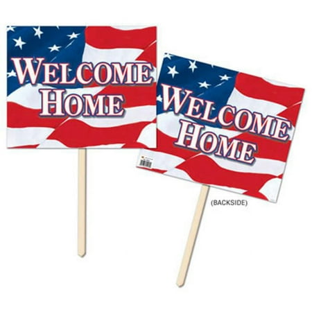 Welcome Home Yard Sign Party Accessory (1 count)