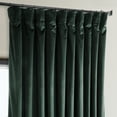 thumbnail image 6 of HPD Half Price Drapes Forestry Green Heritage Plush Velvet Room Darkening Curtains for Bedroom & Living Room Curtains (1 Panel), Window Curtains 96 inches long, Extra Wide Curtains, 100W X 96L, 6 of 11