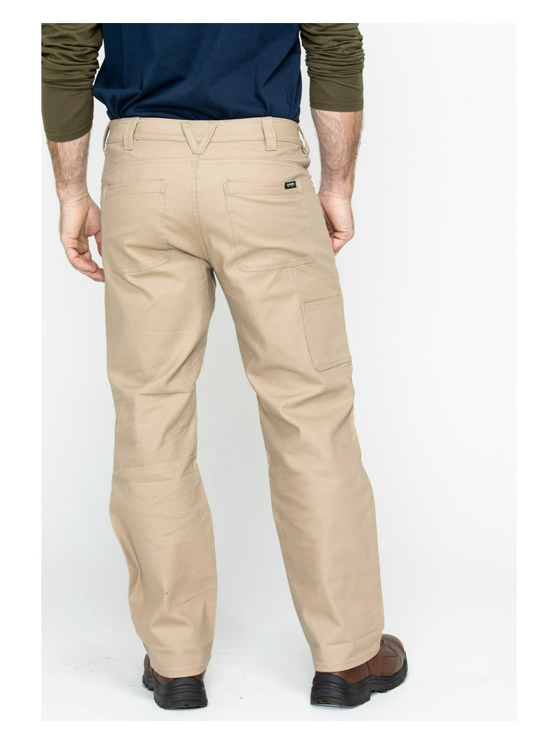 Hawx Work Gear Men's Stretch Canvas Utility Work Pants Big Beige