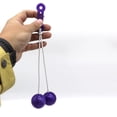 thumbnail image 2 of Pelota Pro-Clackers Pelota Pro-Clackers Clacker Ball Juguetes para niños y adultos (morado con luz), 2 of 5