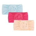 thumbnail image 1 of MIASHUI 3 Pack Stretchy Soft Knot Baby Girl Headbands with Hair Bows Head Wrap, 1 of 5