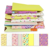 Soimoi 8 Pc Fat Quarter Bundle,Pastel Candy ThemePrint 18"x 22"DIY Patchwork-100% CottonPre-Cut Quilting Fabric Multicolor