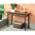 thumbnail image 4 of 4D Concepts Slate Sofa Table - Black Metal/ slate, 4 of 4
