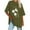 Olive Green, variant on WREESH Casual Graphic Crew Neck T-Shirts Women's Oversized Loose Short Sleeve Tops Blue