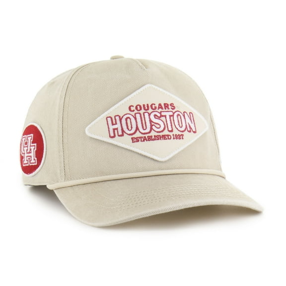 Unisex '47  Cream Houston Cougars Outdoorsmen Cairn Hitch Adjustable Hat