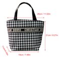 thumbnail image 2 of Bolso de lona de gran capacidad, moderno, cómodo mango, maquillaje, cosméticos, bolsa de almuerzo para mujer, talla L, tipo 2, 2 of 2