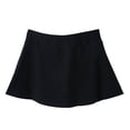thumbnail image 6 of VNKIDY Womens Solid Color High Waisted A-Line Swim Skirt With Built In Brief For Beach Days Pool Parties Summer Vacations Water Activities Classic Swimwear Bottom, 6 of 6