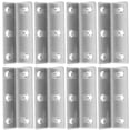 thumbnail image 1 of Nestingho 8Ud Soportes Para Esquinas De Acero Inoxidable Angulares Para Muebles Color Plateado, 1 of 8
