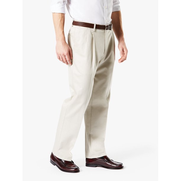 Dockers Men's Pleated Classic Fit Signature Khaki Lux Cotton Stretch Pants - image 3 of 6