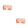 thumbnail image 1 of Qarigey Joyero Herrajes a prueba de agua Accesorios para el hogar Contenedor de plástico Cajas de almacenamiento livianas a prueba de polvo Naranja 10 celler 2Conjunto, 1 of 5