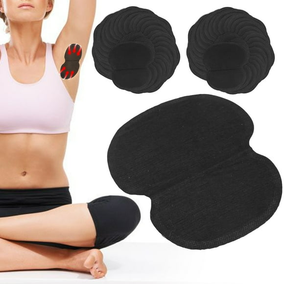 Keenso Underarm Sweat Pads,60pcs Underarm Armpit Sweat Pads Non‑Woven Fabric Dress Clothing Underarm Sweat Pads Black,Sweat Pad
