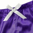 thumbnail image 7 of Tnhcen Women's Flirty V-Neck Sleep Set Satin Button-Up Short Sleeve Top Drawstring Shorts Solid Color Loungewear in 5 Colors​ XS-3XL, 7 of 7
