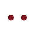thumbnail image 3 of Clara Pucci 0.2Ct Tourmaline Round Cut VVS1 Push Back Stud 18k Solid hypoallergenic Gold Designer Earrings For October, 3 of 7