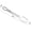 White,L, variant on Double End Wrench, Nut Bolt Removal Tool, Chrome Plated Long Handle High Torque Labor-Saving, for Home Auto Bicycle Motorcycle Repair,15cm