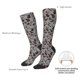 thumbnail image 4 of Fotbe Brown Moose with Pinecones Calcetas Divertidas Estampadas para Hombre y Mujer, Calcetas de Algodón hasta la Rodilla para Caminar, Correr, Enfermería y Embarazo, 4 of 6