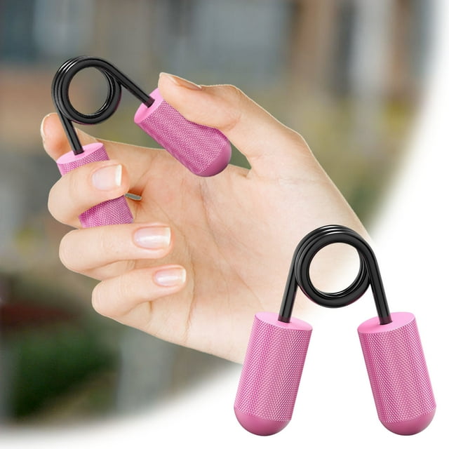 Fitness & Yoga Aluminum Alloy Grip Strength Device Lightweight Hand Strength Training Tool for Men and Women Fitness Expander for Wellness and Reabilitation