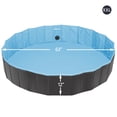 thumbnail image 3 of Yaheetech PVC Portable Pet Swimming Pool for Dogs, Garden, Yard, Black, 63'', 3 of 7