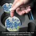 thumbnail image 5 of Thirstystone Blue Flowers Single Absorbent Coaster for Vehicle Cup Holder, 5 of 6